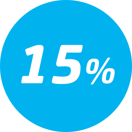 15% base-rate discount - From your 5th to 7th journey