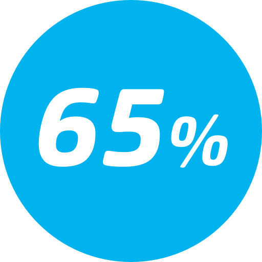65% de descuento en la tarifa básica - Entre el 46º y 50º viaje
