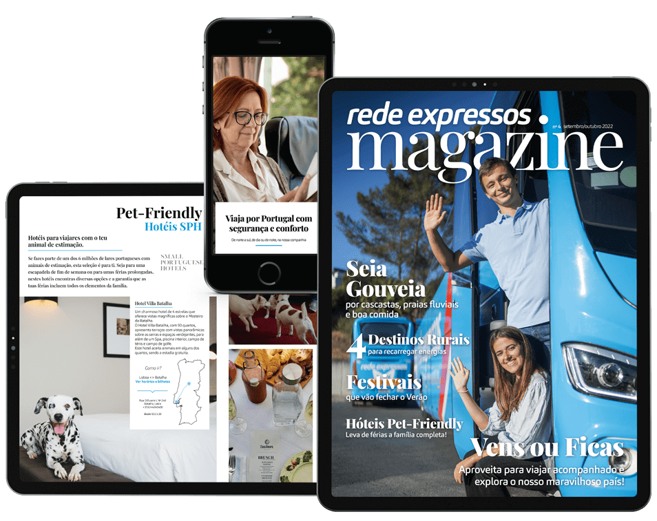Rede Expressos Magazine | Última Edição - Descobre lugares únicos, vê as nossas dicas de viagem e fica a conhecer os próximos eventos e festivais. Rede Expressos Magazine | Última Edição - Descobre lugares únicos, vê as nossas dicas de viagem e fica a conhecer os próximos eventos e festivais.